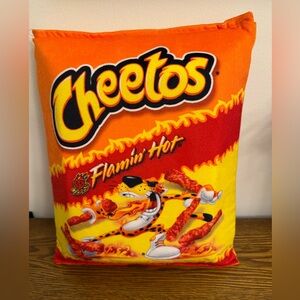 Snuggie Flamin' Hot Cheetos 2-in-1 Pillow and Snack Tray EUC